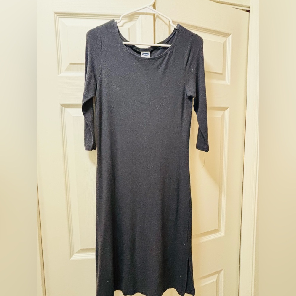 Grey 3/4 Sleeve Dress